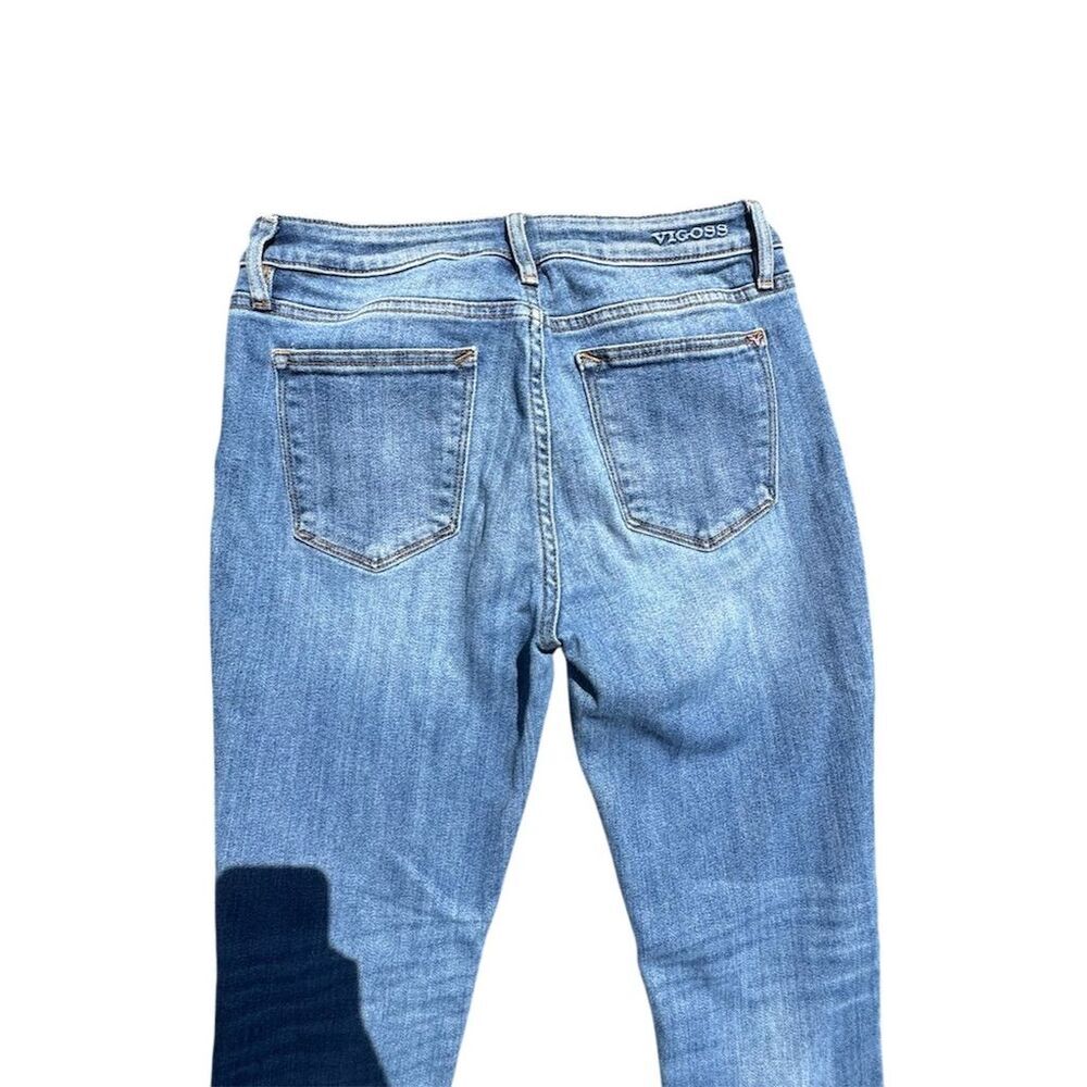 Vigoss Jagger Women's Skinny Jeans Size 28 Blue Distressed High-Rise - Picture 7 of 8